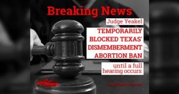 District judge order places hold on Dismemberment Abortion Ban
