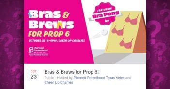 Following “dance party protest,” Planned Parenthood hosts bizarre “bra pong” fundraiser