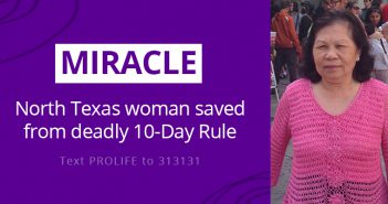 Miracle: North Texas woman saved from deadly 10-Day Rule