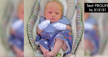 Baby born healthy after parents told to abort their daughter four times because of medical condition